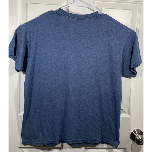 XL 2015 Nirvana Blue Yellow Happy Face Logo Short Sleeve T-Shirt Band Shirt - Picture 5 of 9